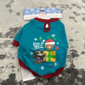 Disney guardians of the galaxy groot and rocket Christmas pet t-shirt
